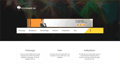 Desktop Screenshot of festsange.dk